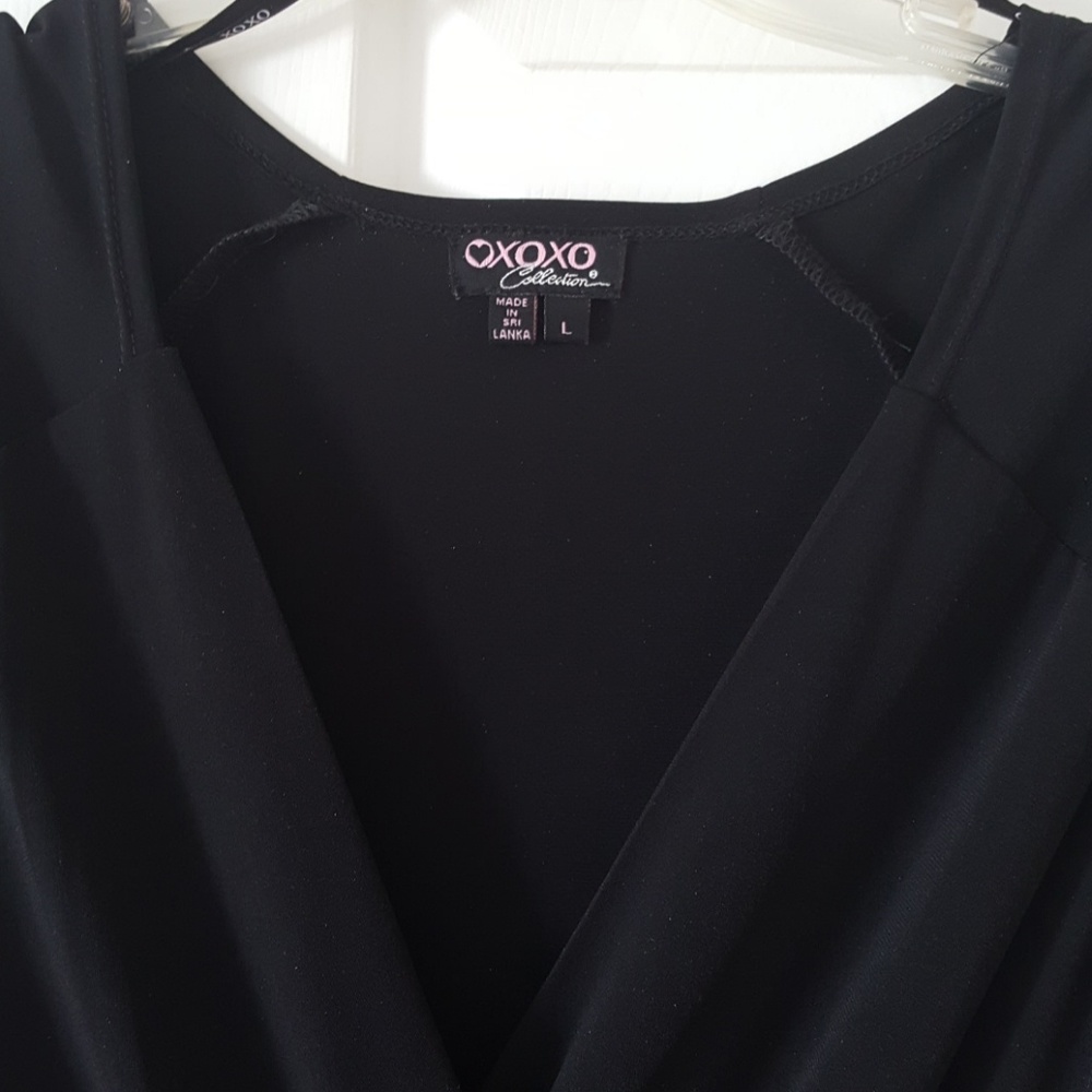 29:11  - XOXO Collection Vintage Black Wrap Dress - Picture 7 of 8